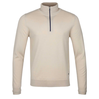 Paul Smith Half Zip Knitwear in Beige