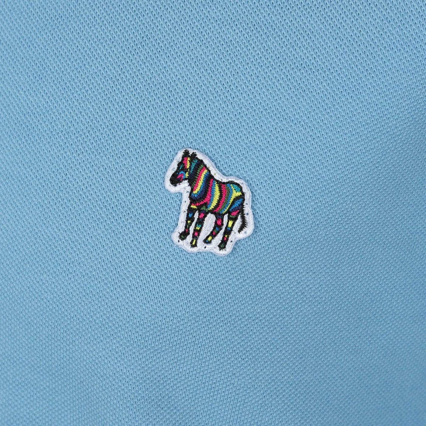 Paul Smith Zebra Badge Polo Shirt in Sky Blue