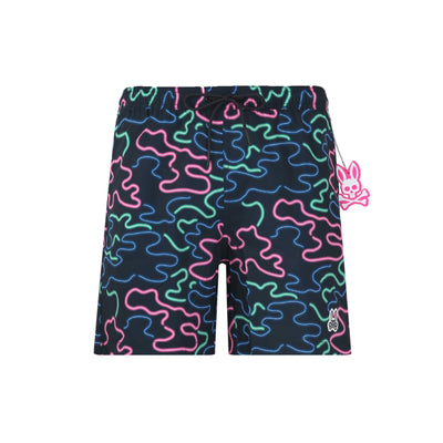 Psycho Bunny Perry Swim Short in Navy