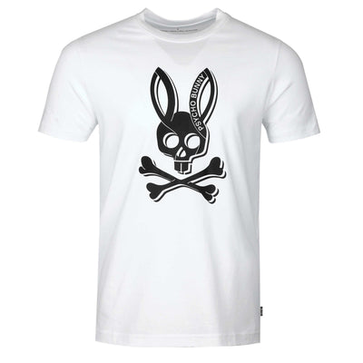 Psycho Bunny Serge Graphic T Shirt in White