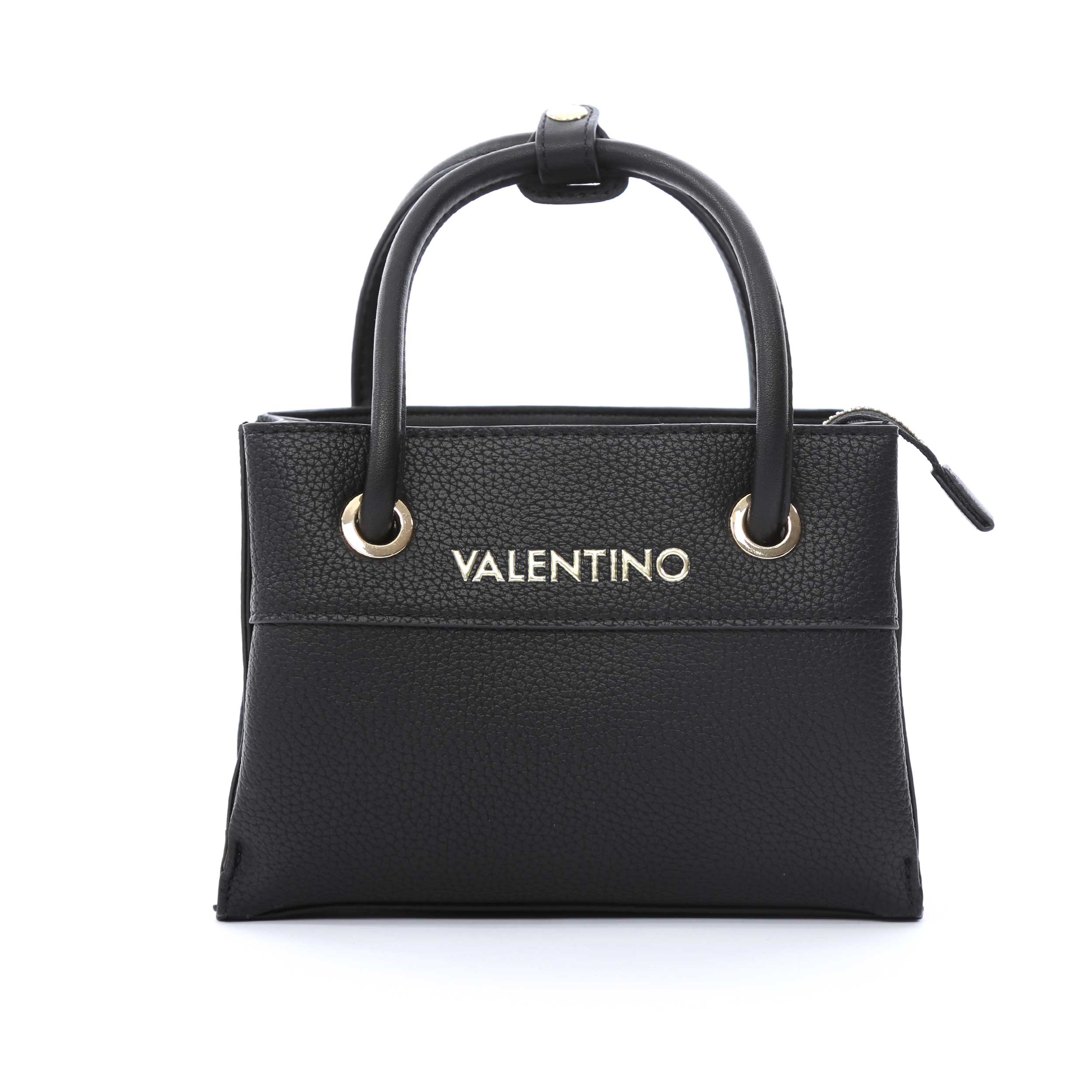 Valentino Bags Alexia Mini Shopper Ladies Bag in Black