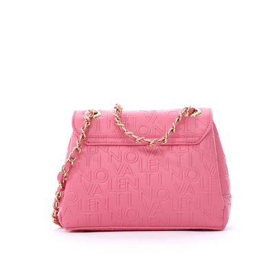 Valentino Bags Relax Ladies Flap Bag in Pink