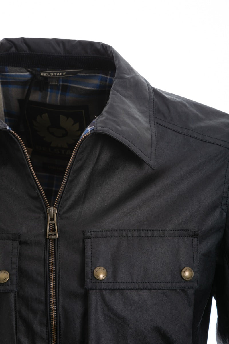 Belstaff Dunstall Jacket in Dark Navy Shoulder