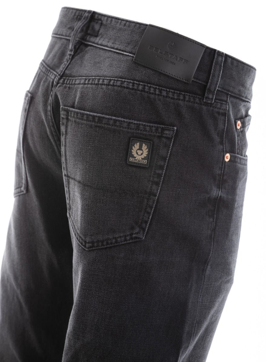 Belstaff Longton Slim Jean in Washed Black Side