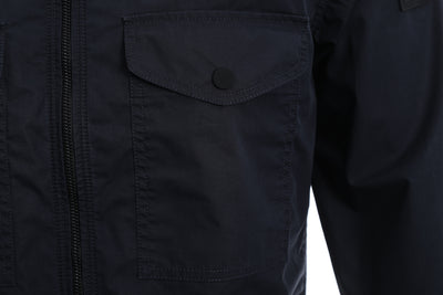 BOSS Lovel-Zip_7 Overshirt in Navy