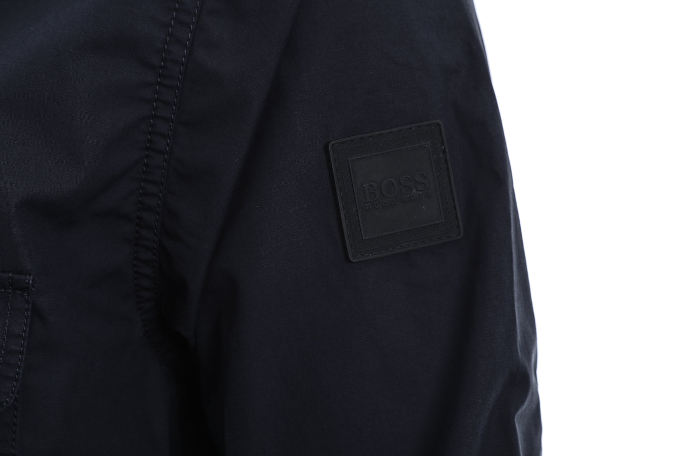 BOSS Lovel-Zip_7 Overshirt in Navy