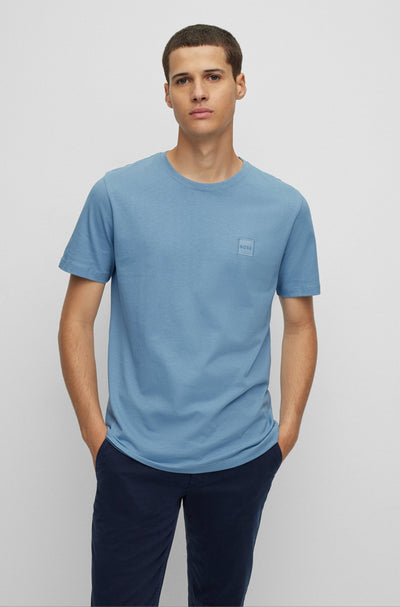 BOSS Tales T-Shirt in Pastel Blue